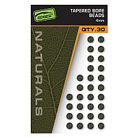 Fox - Naturals 4mm Tapered Bore Beads x 30