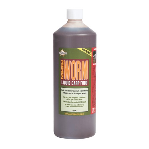 Dynamite Baits - Premium Liquid Carp Food Worm 1Ltr