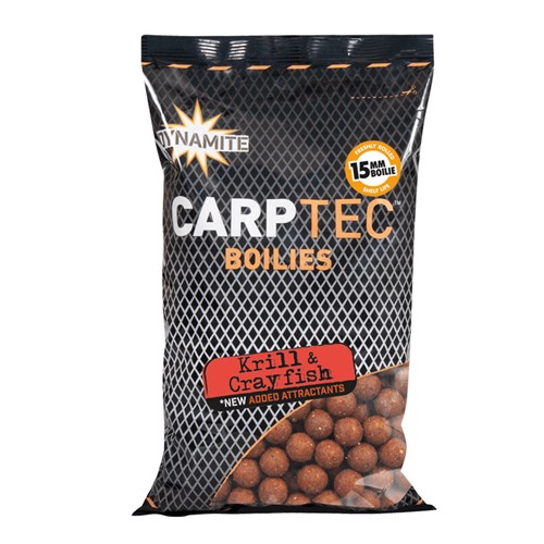 Dynamite Baits - Carptec Krill & Crayfish Boilies 1.8Kg 20mm