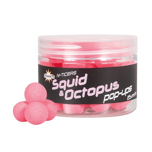 Dynamite Baits - N-Ticers Squid & Octopus Pop-Ups 15mm