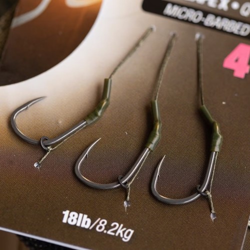 Korda - Loop Rigs Size 4 DF Wide Gape X 18lb