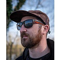 Fox - Collection Black Orange Shades - Brown Lens