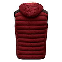 Palablu - Ανδρικό Aμάνικο Μπουφάν Μπορντό