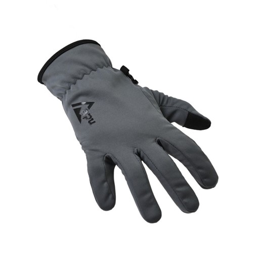 APU - Stretchy Softshell Gloves Repel Grey