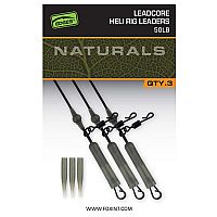 Fox - Naturals Leadcore Heli Rig Leaders x 3