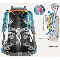Hiking Bag - Light Blue 60L