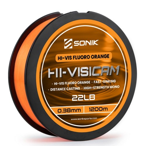 Sonik - Hi-Visicam 15lb 1200m (0.31mm) Orange