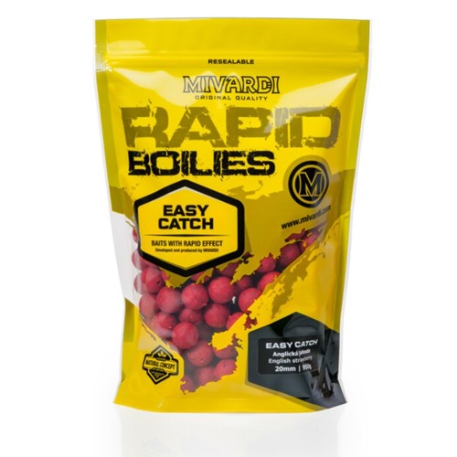 Mivardi - Rapid Boilies Easy Catch - English Strawberry (950g | 20mm)