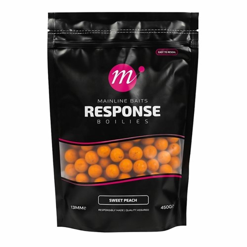 Mainline Baits - Response Boilies Sweet Peach 15mm - 450gr