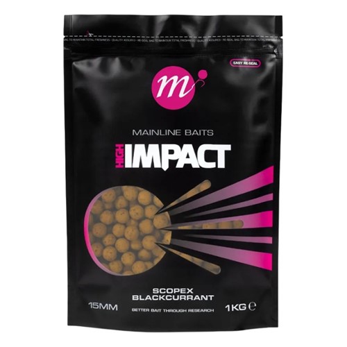 Mainline Baits - Hi Impact Scopex Blackcurrant 1kg 15mm