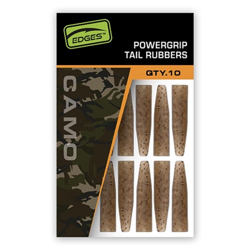 Fox - Edges Camo Powergrip Tail Rubbers 10pcs