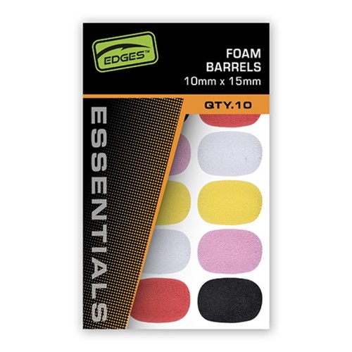Fox - Edges 10x15mm Foam Barrels - Mixed Colour