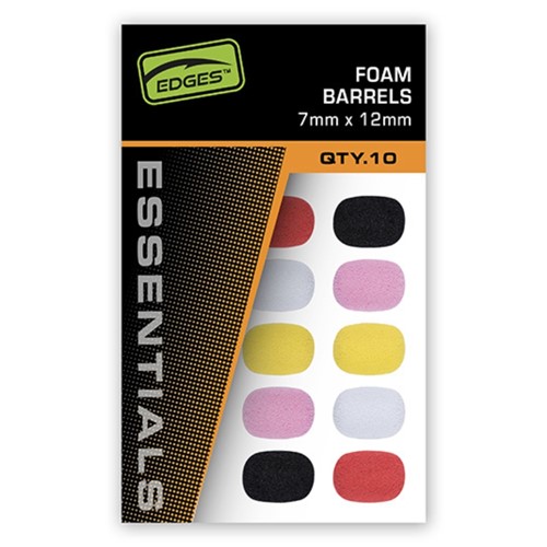 Fox - Edges 7x12 mm Foam Barrels - Mixed Colour