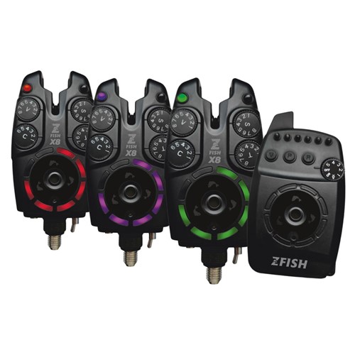ZFish - Bite Alarm Set Zx8 3+1