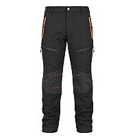 MASTINO M2323-1 Παντελόνι Outdoor Αδιάβροχο & Αντιανεμικό με Ενισχυμένα Γόνατα - Μαύρο/Πορτοκαλί