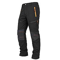 MASTINO M2323-1 Παντελόνι Outdoor Αδιάβροχο & Αντιανεμικό με Ενισχυμένα Γόνατα - Μαύρο/Πορτοκαλί